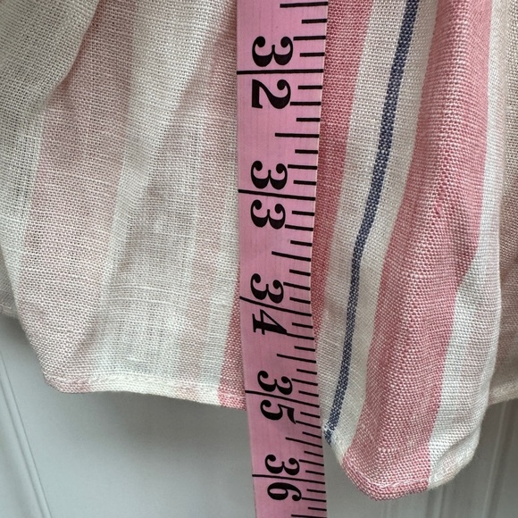 Parker Pink and White Striped Mini Dress - Picture 10 of 11